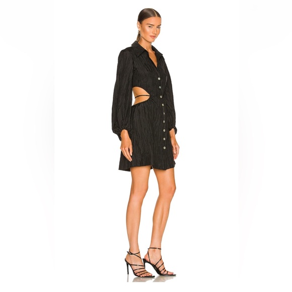 LPA Black Cutout Dress (Long Sleeved, Size XS) - Picture 2 of 3